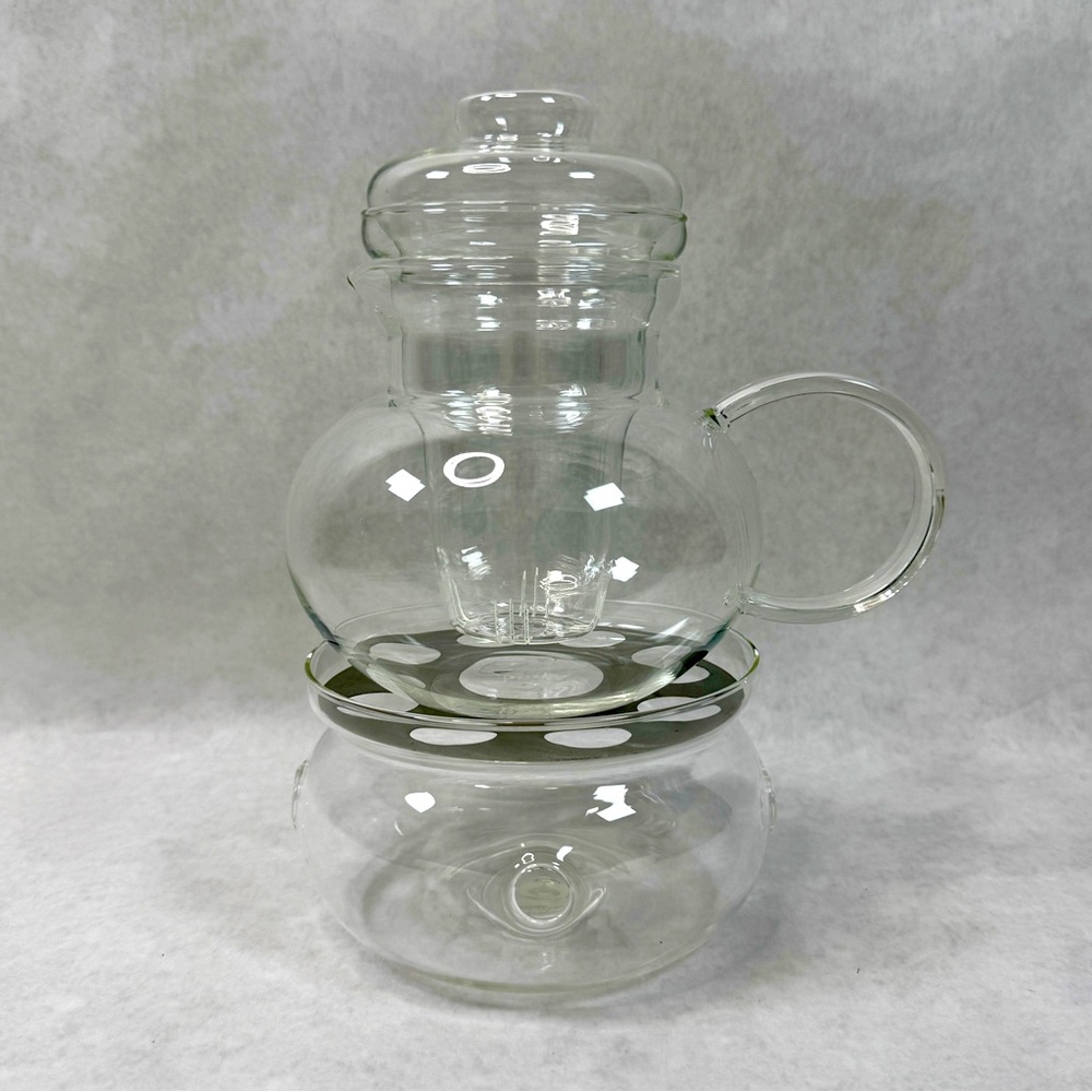 PRIMULA Borosilicate Glass Teapot & TEAVANA Aurora Warmer - Picture 2 of 8